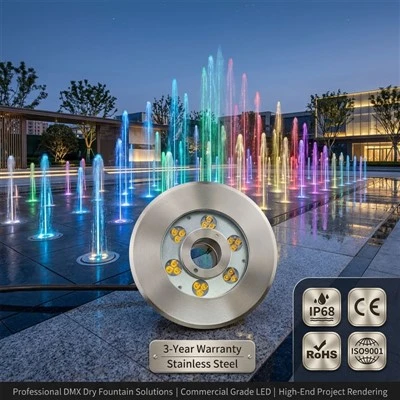 Engros Fountain Lights Factory|Brugerdefinerede undervands LED-lys|OEM/ODM